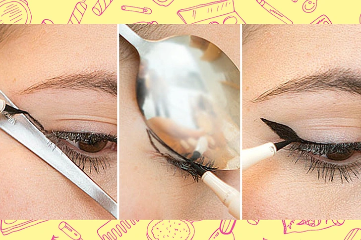 Beauty Hack: Как нарисовать ровные стрелки