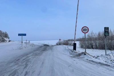 Снижение тоннажа на ледовых переправах Якутии
