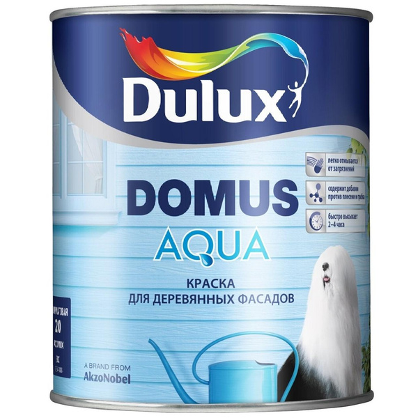 Краска акриловая Domus Aqua, Dulux