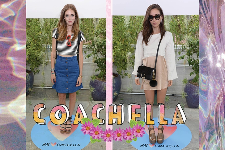 Гости фестиваля Coachella: блогер Кьяра Ферраньи, блогер Руми Нелли | Источник: Архивы пресс-служб