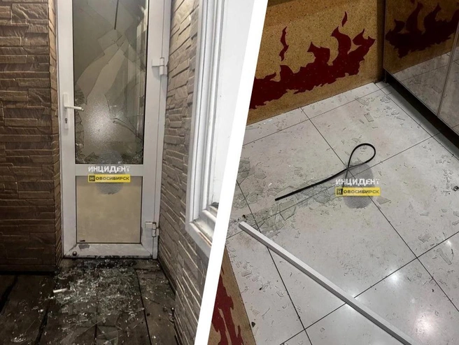 Группа проникла на территорию коттеджа | Источник: «Инцидент Новосибирск» / Телеграм