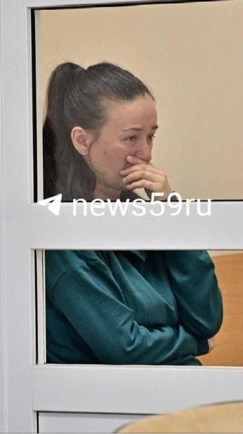 Марина во время избрания меры пресечения | Источник: Василина Любимова / 59.RU
