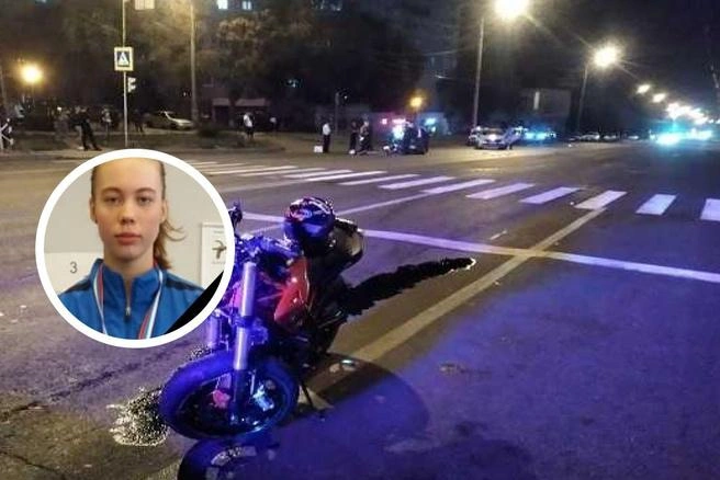 Ксения Мертес ехала пассажиром на заднем сиденье мотоцикла Avantis Dakar | Источник: ГУ МВД России по Самарской области, Тольяттинская Федерация фехтования / Vk.com