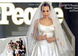 Первые свадебные фотографии Анджелины Джоли и Брэда Питта
