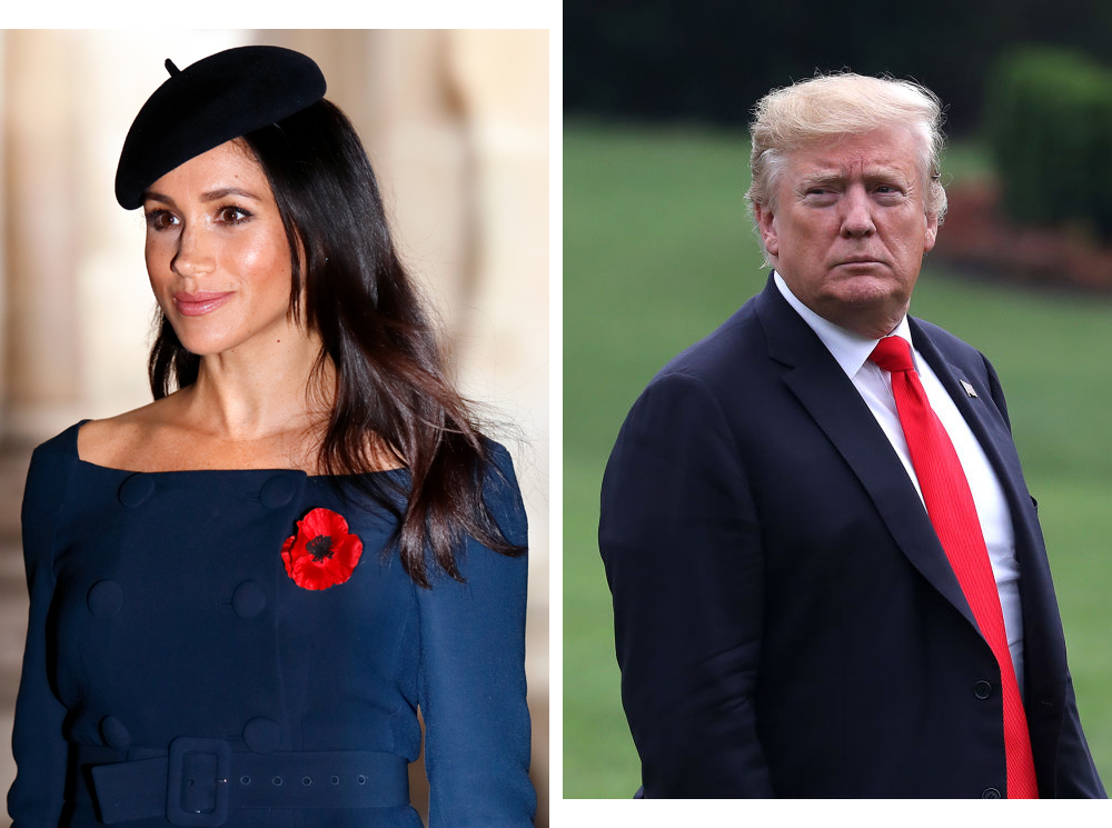 Дональд Трамп – о своем отношении к герцогине Меган | marieclaire.ru