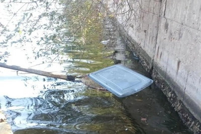 В Астрахани понижен уровень воды в каналах