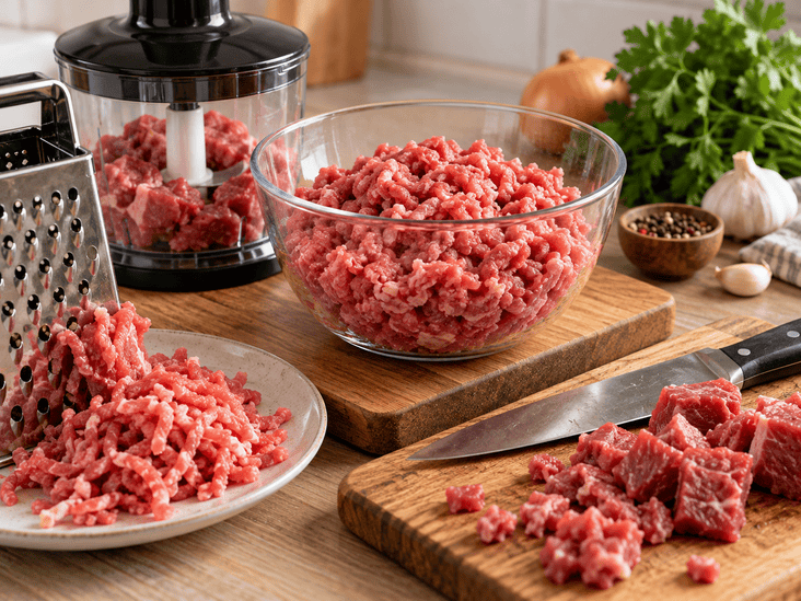 Как приготовить фарш без мясорубки в домашних условиях