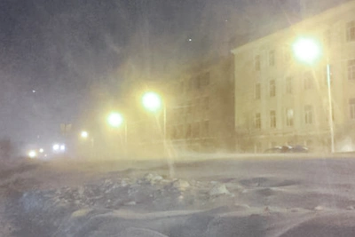 Магаданскую область накроет метель с сильным ветром