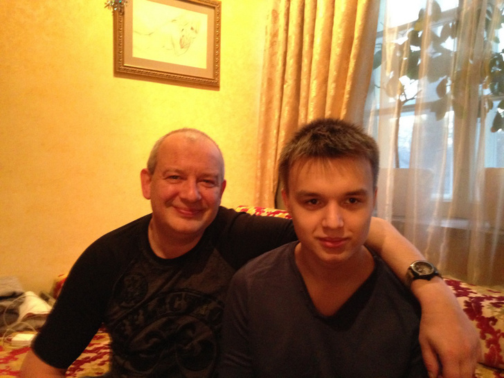 Дмитрий с сыном Даниилом.