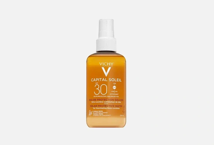 Солнцезащитный двухфазный спрей Capital Soleil от Vichy