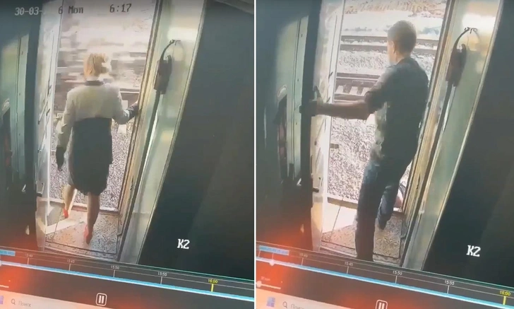 Не пустила покурить: пассажир вытолкнул проводницу из поезда Челябинск–Петербург — видео Не пустила покурить: пассажир вытолкнул проводницу из поезда Челябинск–Петербург — видео