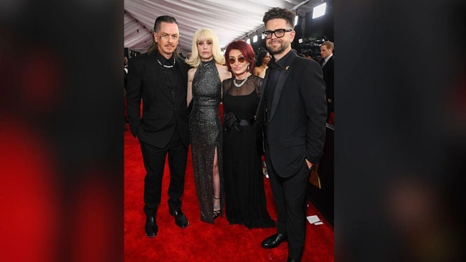 На церемонии Grammy 2026 присутствовали жена и дети Оззи Осборна. | Источник: CBS/Paramount