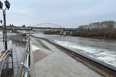 Вскрытие Туры в Тюмени: уровень воды немного поднялся