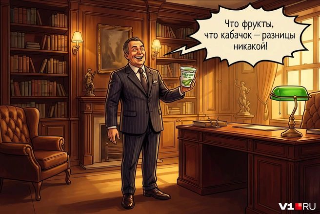 Кабачок вместо фруктов в йогуртах может оказаться новой теорией масштабного заговора | Источник: Серафима Пантыкина