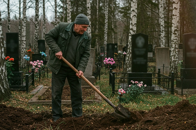 Большинство кладбищенских работников не считают свою профессию жуткой | Источник: Серафима Пантыкина / Городские медиа