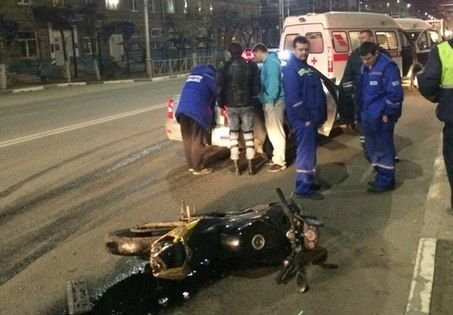 Пьяный москвич въехал в мотоцикл в центре Рязани | ya62.ru
