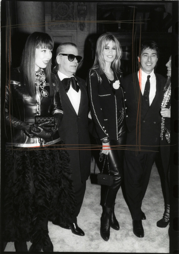 Билл Каннингем. Карл Лагерфельд и Клаудия Шиффер. 1992. © Фонд Билла Каннингема, Предоставлено Галереей Брюса Сильверстайна, Нью-Йорк. | mcmaison.ru