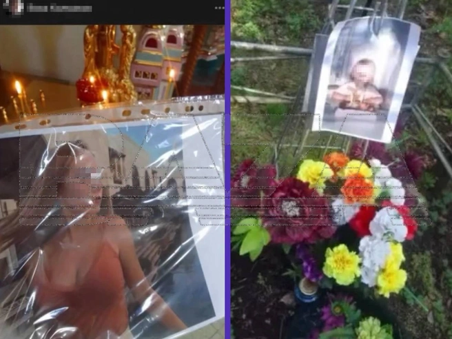 Фотографии жертвы сталкер размещал на могилах и в храмах с элементами ритуала. | Источник: Baza / t.me