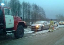 На трассе М5 под Сасовом столкнулись ВАЗ и Mitsubishi | ya62.ru