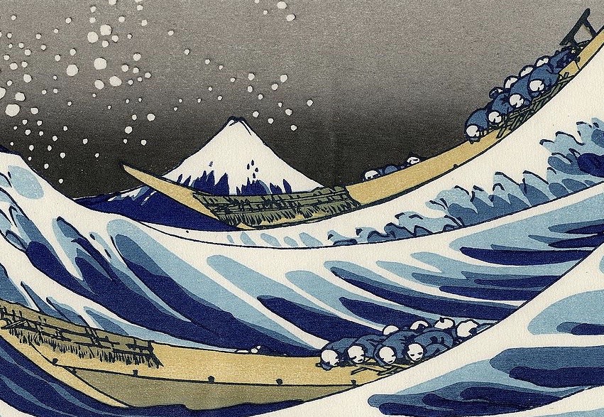 Шифр Хокусая: 7 загадок самой известной волны в японском искусстве | Вокруг  Света