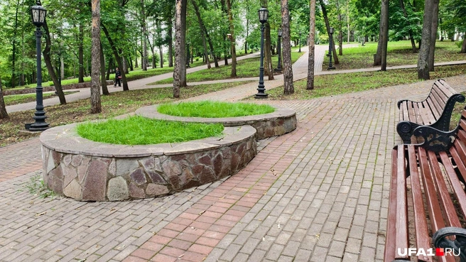 Чтобы обойти парк, хватит и получаса | Источник: Булат Салихов / UFA1.RU