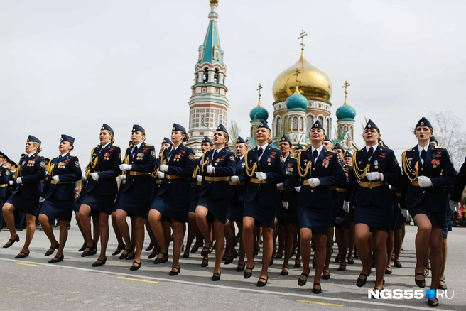В параде будут участвовать больше 1000 человек | Источник: Евгений Софийчку / NGS55.RU