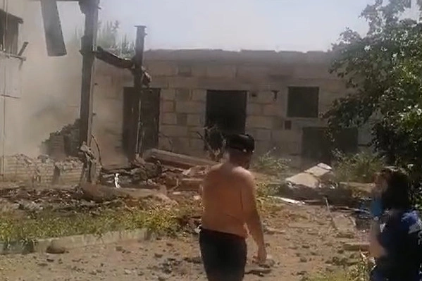 Волгоградец снял на видео первые минуты после ЧП | Источник: читатели V1.RU