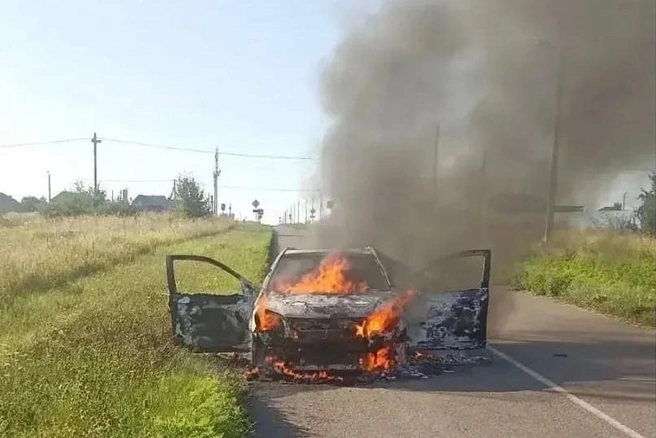 В Белгородской области ВСУ били по автомобилям | Источник: Оперштаб Белгородской области / max.ru