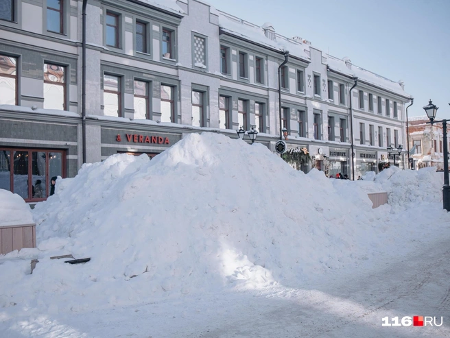 План вводили из-за сильных снегопадов | Источник: Лина Саитова / 116.RU