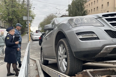 У сибирячки арестовали Mercedes-Benz ML 350