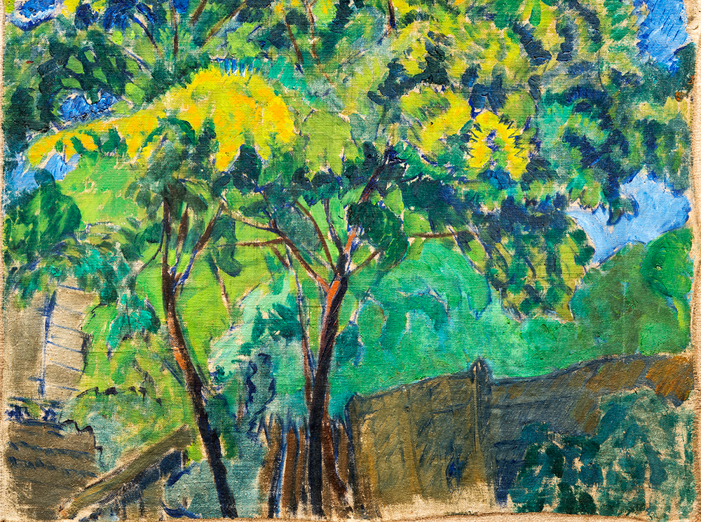 Владимир Татлин "Осень (Лето)". Пейзаж.1908-1909 гг., РГАЛИ | marieclaire.ru