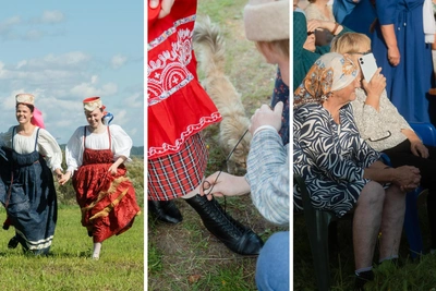 Деревня Заостровье отметила 555-летие концертом и шествием