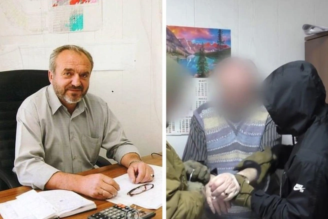 Слева на фото — Виктор Литовка, справа — момент задержания | Источник: Виктор Литовка / ok.ru, ГУ МВД России по Красноярскому краю