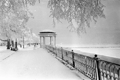 Архивные снимки заснеженного Ярославля середины XX века