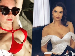 Вновь свободная Агата Муцениеце собирает комплименты провокационным фото в купальнике