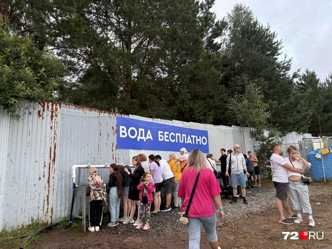 На территории есть точки с бесплатной и чистой водой  | Источник: Мария Токмакова / 72.RU