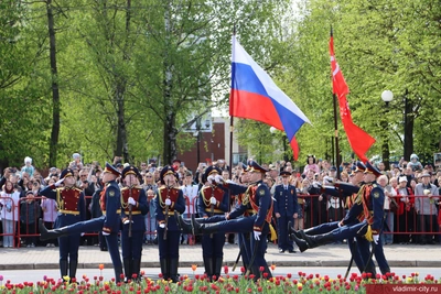 Торжественный Парад Победы прошёл во Владимире