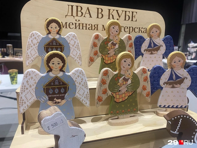 Милые изделия от семейной мастерской из Архангельска. | Источник: Мария Гаврилова