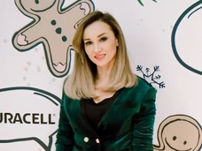 Анфиса Чехова и Галина Боб посетили корпоративную елку Hearst Shkulev Group