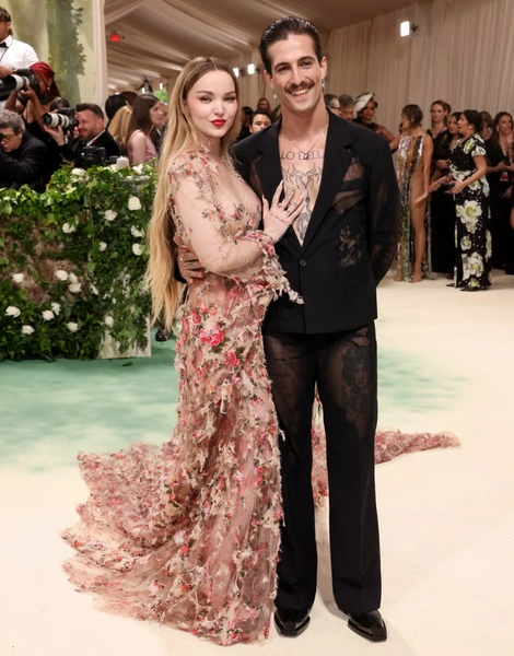 Дав Кэмерон и Дамиано Давид дебютировали на Met Gala в качестве пары в мае 2024 года | Источник: Getty Images
