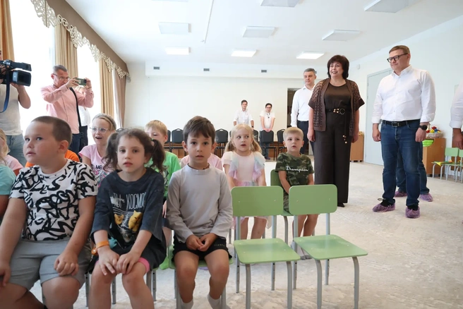 Текслер посетил новый детский сад в Копейске | Источник: gubernator74.ru