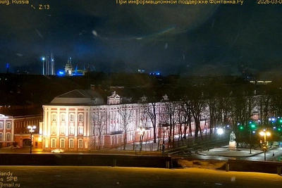 Снег и прояснения в Петербурге, световой день растет