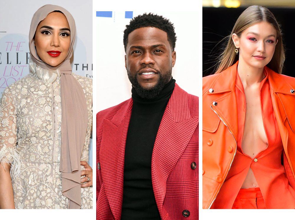 Амена Кхан, Кевин Харт, Джиджи Хадид | marieclaire.ru