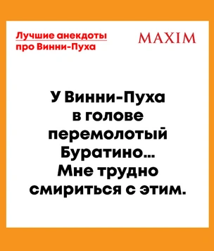 Лучшие анекдоты про Винни-Пуха и Пятачка