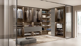 Первая гардеробная система от Scavolini