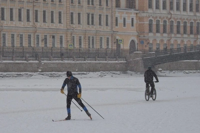 Тёплый фронт повышает температуру в Петербурге