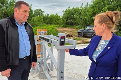 Спорт по QR-коду: площадка у озера Медвежье