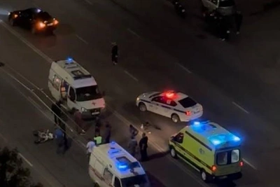 В Челябинске столкнулись питбайк и мотоцикл, двое в больнице