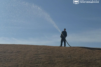 Холмы Трибуны Холл готовят к посеву травы