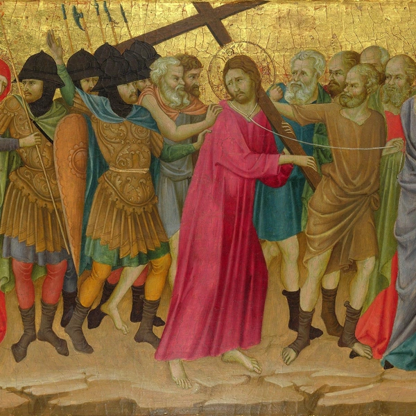 Уголино ди Нерио. «Путь на Голгофу». 1324 | Источник: Wikimedia Commons